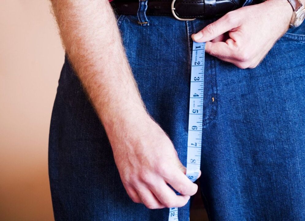 measuring penis thickness before magnification