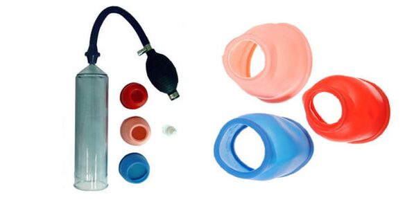 The vacuum pump is equipped with a sealing attachment